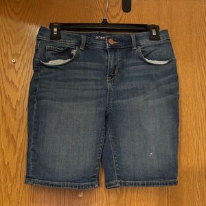Old Navy, girls Bermuda denim shorts, 14